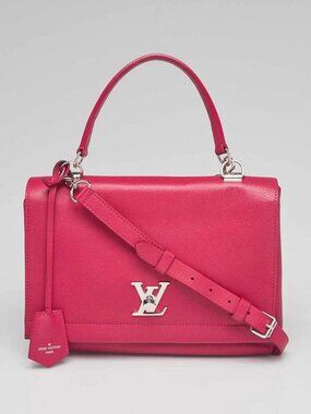 Louis Vuitton Dahlia Calfskin Leather Lockme II